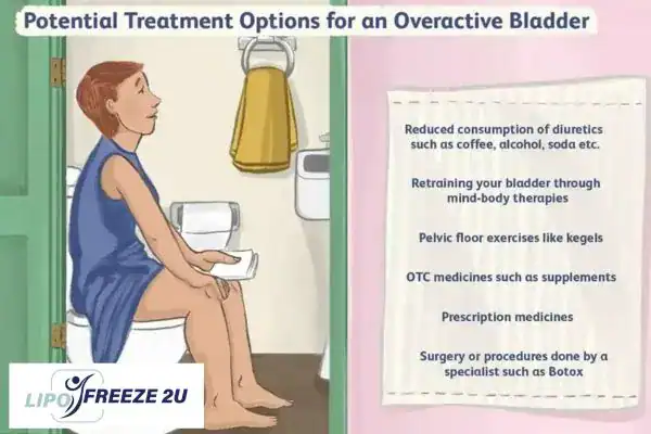 image of woman on toilet because of an overactive bladder Redditch
