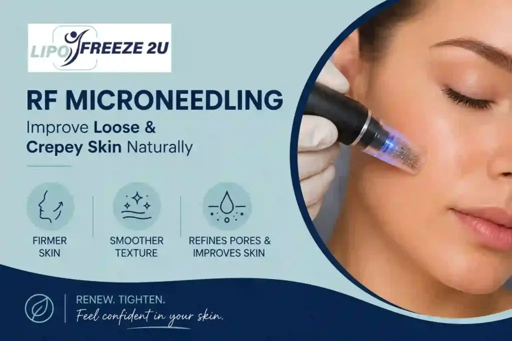 Can RF Microneedling Help Improve Loose and Crepey Skin Redditch?